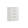 Milly High-Gloss 4 Drawer Midi Chest of Drawers Milly High-Gloss 4 Drawer Midi Chest of Drawers