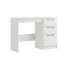 Milly High-Gloss Single Pedestal Dressing Table