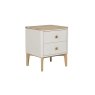 Vida Living Marlow Bedside Table in Cashmere Oak and Taupe Vida Living Marlow Bedside Table in Cashmere Oak and Taupe