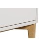Vida Living Marlow Tall Chest of 5 Drawers in Cashmere Oak and Taupe Vida Living Marlow Tall Chest of 5 Drawers in Cashmere Oak and Taupe