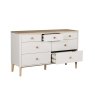 Vida Living Marlow Wide Chest of 7 Drawers in Cashmere Oak and Taupe Vida Living Marlow Wide Chest of 7 Drawers in Cashmere Oak and Taupe