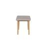 Vida Living Marlow Dressing Table Stool in Cashmere Oak and Taupe Vida Living Marlow Dressing Table Stool in Cashmere Oak and Taupe
