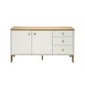 Vida Living Marlow Large Sideboard in Cashmere Oak and Taupe Vida Living Marlow Large Sideboard in Cashmere Oak and Taupe
