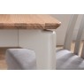 Vida Living Marlow 90cm Dining Table in Cashmere Oak and Taupe Vida Living Marlow 90cm Dining Table in Cashmere Oak and Taupe