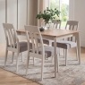 Vida Living Marlow Ext 125-165cm Dining Table Set in Cashmere Oak and Taupe Vida Living Marlow Ext 125-165cm Dining Table Set in Cashmere Oak and Taupe