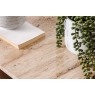 Eden Mango Wood Console Table with Travertine Tops Eden Mango Wood Console Table with Travertine Tops