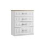 Panorama 4 Drawer Chest of Drawers with Deep Drawer Panorama 4 Drawer Chest of Drawers with Deep Drawer
