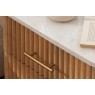 Reed Mango Wood & Marble 5 Drawer Tall Chest of Drawers Reed Mango Wood & Marble 5 Drawer Tall Chest of Drawers