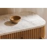 Reed Mango Wood & Marble 6 Drawer Wide Chest of Drawers Reed Mango Wood & Marble 6 Drawer Wide Chest of Drawers