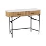 Reed Mango Wood & Marble Dressing Table Reed Mango Wood & Marble Dressing Table