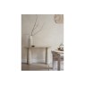 Ida Travertine Stone Console Table with Cylindrical Legs Ida Travertine Stone Console Table with Cylindrical Legs