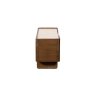 Ida Walnut Finish TV Unit with Travertine Stone Top Ida Walnut Finish TV Unit with Travertine Stone Top