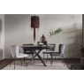 Sintered Stone 140-200cm Twist Extending Dining Table in Grey Sintered Stone 140-200cm Twist Extending Dining Table in Grey