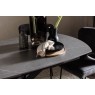 Sintered Stone 140-200cm Twist Extending Dining Table in Grey Sintered Stone 140-200cm Twist Extending Dining Table in Grey