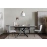 Sintered Stone 140-200cm Twist Extending Dining Table in White Sintered Stone 140-200cm Twist Extending Dining Table in White