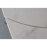 Sintered Stone 140-200cm Twist Extending Dining Table in White Sintered Stone 140-200cm Twist Extending Dining Table in White