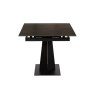 Sintered Stone V-Shape 160-205cm Extending Dining Table in Black Sintered Stone V-Shape 160-205cm Extending Dining Table in Black