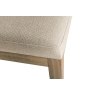 Feltz Smoked Oak and Fabric Short Dining Bench in Natural Feltz Smoked Oak and Fabric Short Dining Bench in Natural