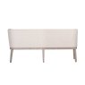 Feltz Smoked Oak and Fabric Long Corner Dining Bench in Natural Feltz Smoked Oak and Fabric Long Corner Dining Bench in Natural