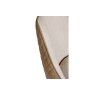 Sadie Biscuit Dining Chair with Fabric Seat and Diamond Leather Back Sadie Biscuit Dining Chair with Fabric Seat and Diamond Leather Back