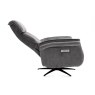 Evo Soft Touch Fabric 360 Swivel Dual Motor Electric Recliner Chair in Grey Evo Soft Touch Fabric 360 Swivel Dual Motor Electric Recliner Chair in Grey