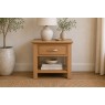 Devon Solid Oak 1 Drawer Night Stand Table Devon Solid Oak 1 Drawer Night Stand Table