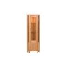 Devon 100% Solid Oak Corner Display Cabinet Devon 100% Solid Oak Corner Display Cabinet