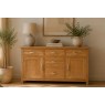 Devon 100% Solid Oak 4ft6in Sideboard Dresser Base Devon 100% Solid Oak 4ft6in Sideboard Dresser Base