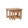Devon 100% Solid Oak Nest Of Tables Devon 100% Solid Oak Nest Of Tables