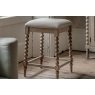 Gallery Direct Artisan Limewash Oak Bar Stool with Bobbin Detail Gallery Direct Artisan Limewash Oak Bar Stool with Bobbin Detail
