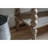 Gallery Direct Artisan Limewash Oak Console Table with Bobbin Detail Gallery Direct Artisan Limewash Oak Console Table with Bobbin Detail
