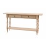 Gallery Direct Artisan Limewash Oak Console Table with Bobbin Detail Gallery Direct Artisan Limewash Oak Console Table with Bobbin Detail