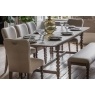 Gallery Direct Artisan Limewash Oak Extending Dining Table Set & 6 Chairs
