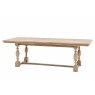 Gallery Direct Vancouver Rustic Pine Extending 200-250cm Dining Table
