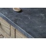 Gallery Direct Vancouver Rustic Pine Small Kitchen Island with Marble Top Gallery Direct Vancouver Rustic Pine Small Kitchen Island with Marble Top