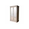 Gallery Direct Rustique French Colonial Mirrored Wardrobe Gallery Direct Rustique French Colonial Mirrored Wardrobe
