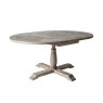 Gallery Direct Rustique French Colonial Round Extending Dining Table Gallery Direct Rustique French Colonial Round Extending Dining Table