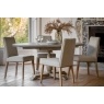 Gallery Direct Rustique French Colonial Round Extending Dining Table Set & 4 Rex Dining Chairs
