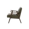 Gallery Direct Neyland Heritage Green Leather Armchair Gallery Direct Neyland Heritage Green Leather Armchair