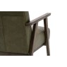 Gallery Direct Neyland Heritage Green Leather Armchair Gallery Direct Neyland Heritage Green Leather Armchair