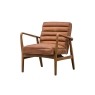 Gallery Direct Datsun Vintage Brown Leather Armchair Gallery Direct Datsun Vintage Brown Leather Armchair