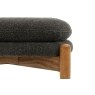Gallery Direct Datsun Charcoal Boucle Fabric Footstool Gallery Direct Datsun Charcoal Boucle Fabric Footstool