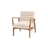 Gallery Direct Datsun Cream Sheepskin Fabric Armchair Gallery Direct Datsun Cream Sheepskin Fabric Armchair