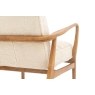 Gallery Direct Datsun Cream Sheepskin Fabric Armchair Gallery Direct Datsun Cream Sheepskin Fabric Armchair