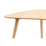 Gallery Direct Hatfield Natural Oak 80cm Small Triangular Dining Table Gallery Direct Hatfield Natural Oak 80cm Small Triangular Dining Table