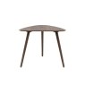 Gallery Direct Hatfield Smoked Oak 80cm Small Triangular Dining Table Gallery Direct Hatfield Smoked Oak 80cm Small Triangular Dining Table