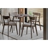 Gallery Direct Hatfield Smoked Oak 77cm Square Dining Table Gallery Direct Hatfield Smoked Oak 77cm Square Dining Table