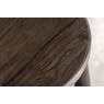 Gallery Direct Hatfield Smoked Oak Stool Gallery Direct Hatfield Smoked Oak Stool