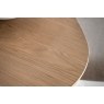 Gallery Direct Hatfield Natural Oak 80cm Small Triangular Dining Table Set & x2 Chairs