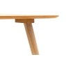 Gallery Direct Hatfield Natural Oak 80cm Small Triangular Dining Table Set & x2 Chairs Gallery Direct Hatfield Natural Oak 80cm Small Triangular Dining Table Set & x2 Chairs